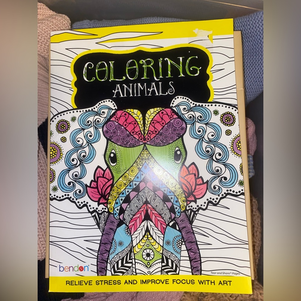 Coloring animals coloring book